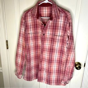 Vintage women’s heavy Flannel Lg sleeve shirt or shacket